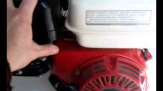 Honda gx160 start up 5.5hp