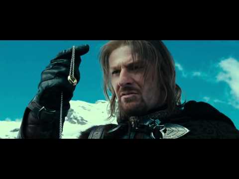 Fellowship of the Ring - Boromir tries to take the ring from Frodo