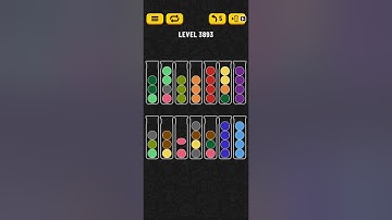 Ball Sort Puzzle Level 3893