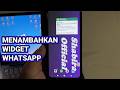 Cara Menambahkan Widget WhatsApp di Android Poco (Poco X6 Pro)