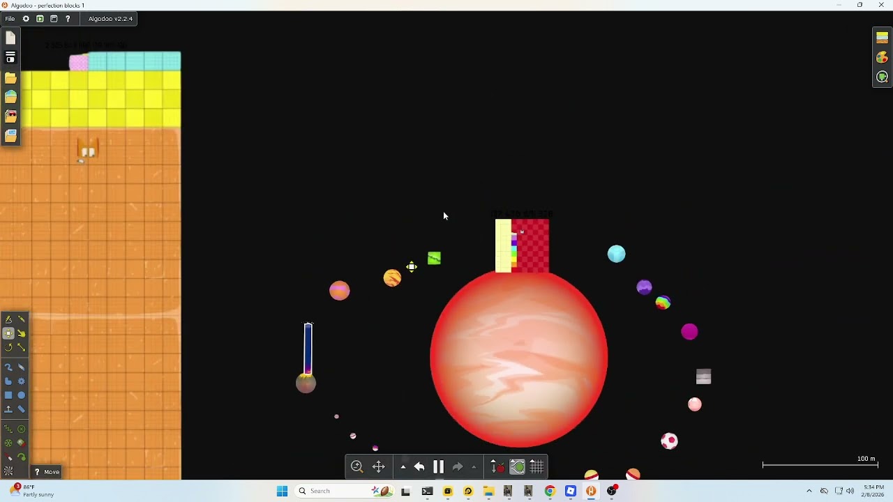 Perfect Numberblocks Band in Algodoo(MODDED)