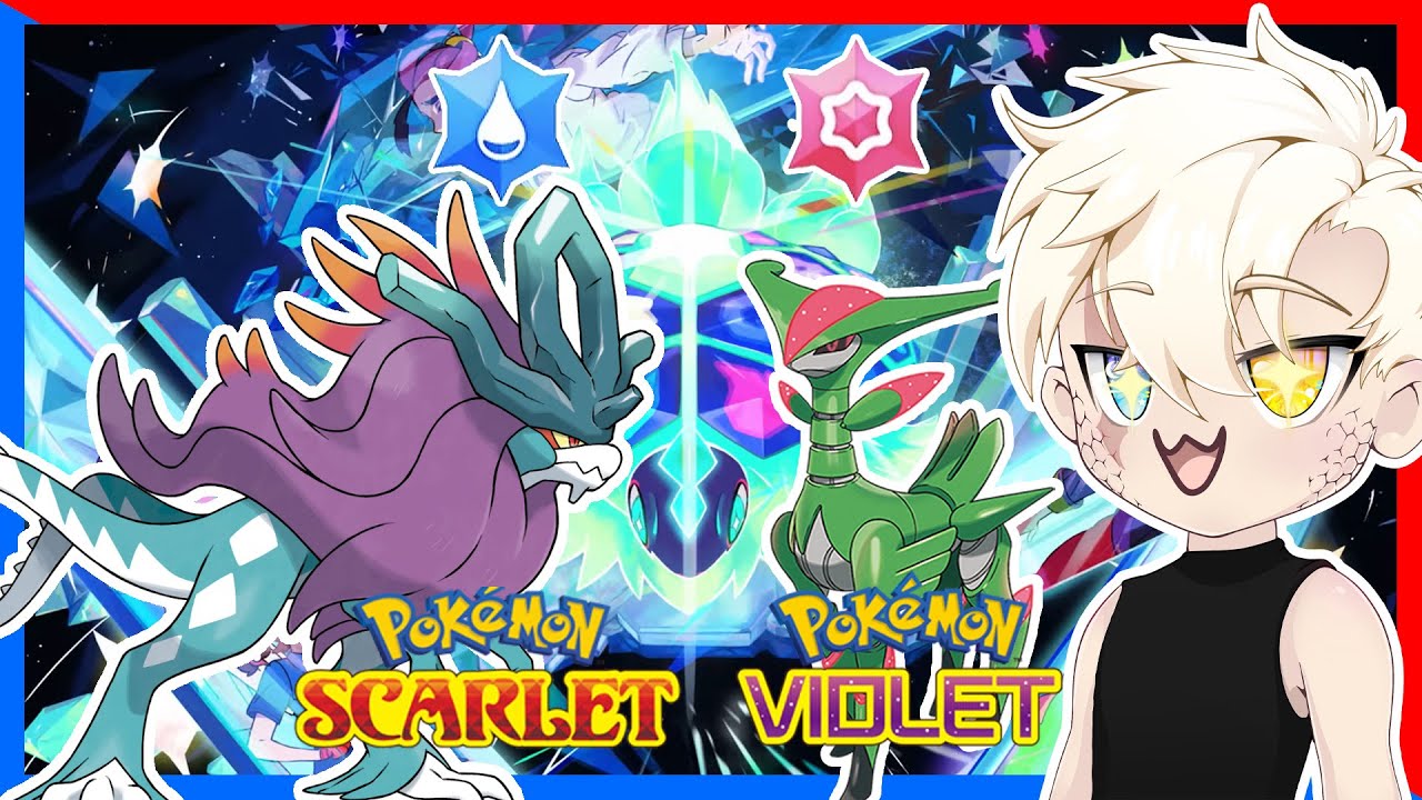 Indigo disk Tera raids with viewers, Walking wake and Iron leaves - [POKEMON SCARLET AND VIOLET]