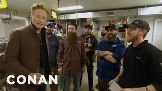 Conan Visits The Samuel Adams Brewery