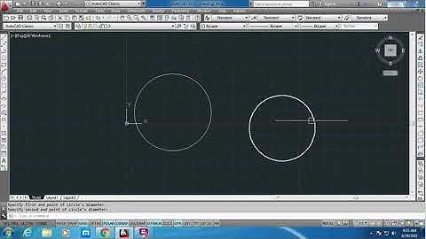 autodesk autocad 2013 draw different method of circle