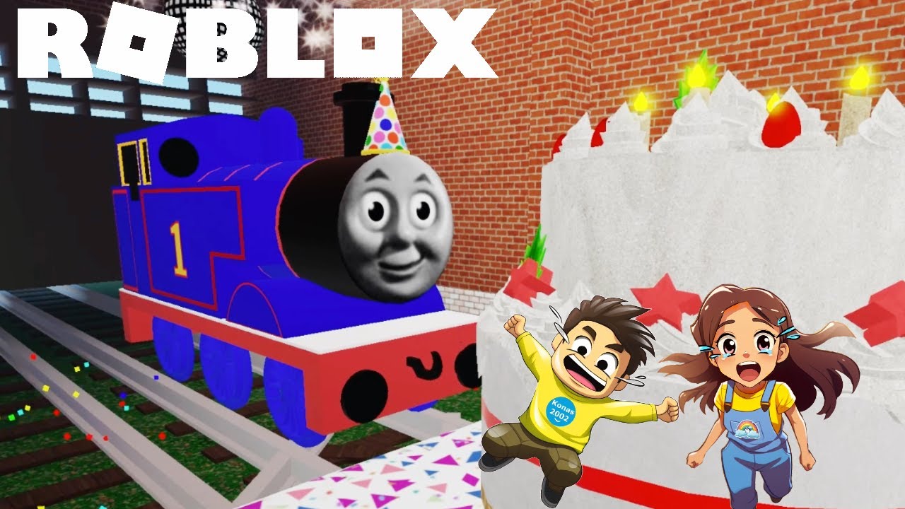 Epic ROBLOX Shed 17 Birthday Bash with Thomas! || Roblox Fun || Konas2002