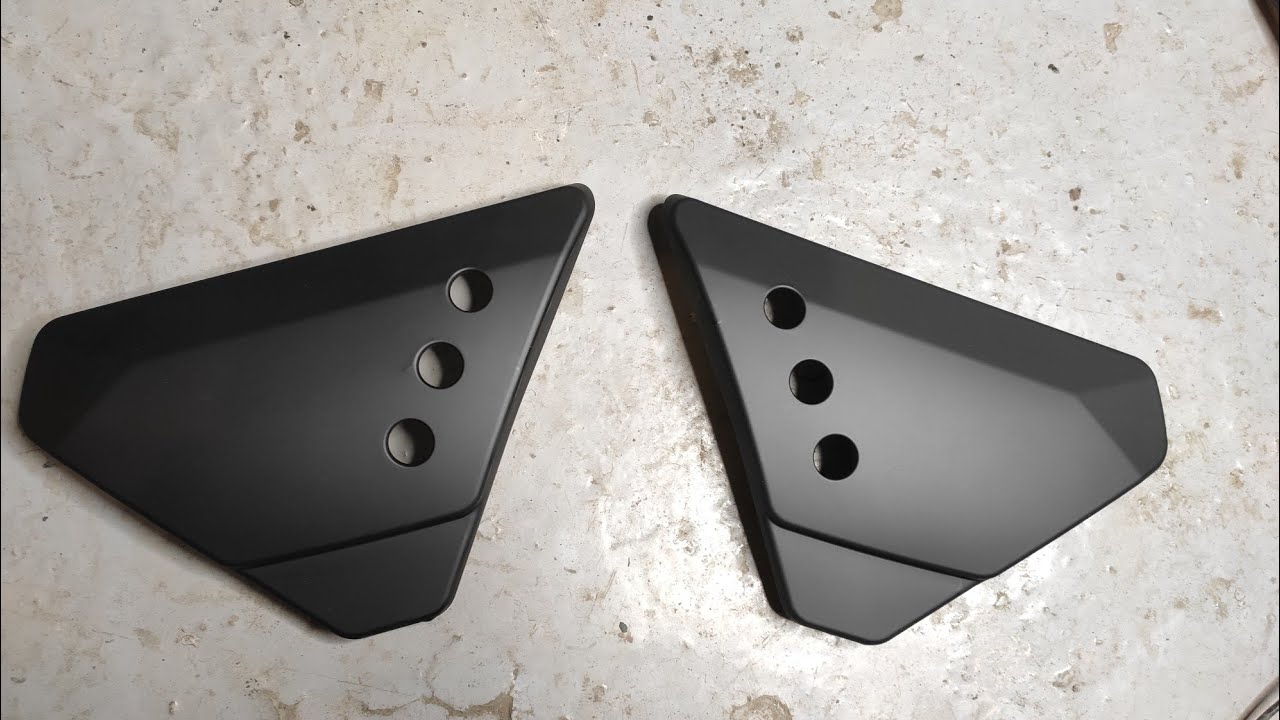 Как подготовить и покрасить деталь мотоцикла - YouTube