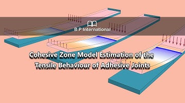 Cohesive Zone Model Estimation of the Tensile Behaviour of Adhesive Joints