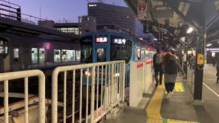 【JR西日本・大阪環状線】323系LS15編成 USJニンテンドーワールドラッピング 京橋駅発車