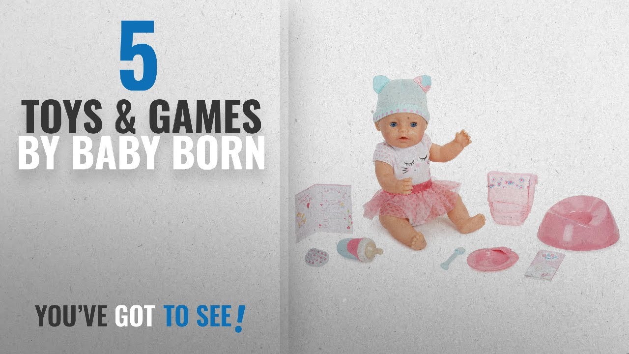 Top 10 Baby Born Toys & Games [2018]: Baby Born Blue Eyes Interactive Doll