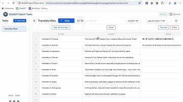 Chrome Extension - ChatGPT Batch Tasks Excel