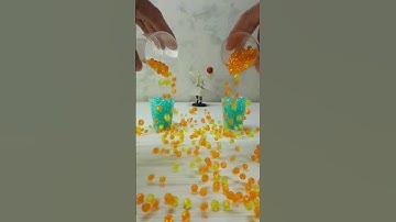Amazing Fall of Colored Beads in Reverse 😍 #marbledance #satisfyingasmrvideo #relaxingasmrvideos