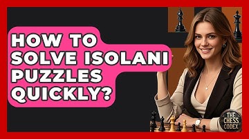How To Solve Isolani Puzzles Quickly? - The Chess Codex