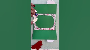 Making a Christmas Card in July @CraftRoulette Style! #spellbinder