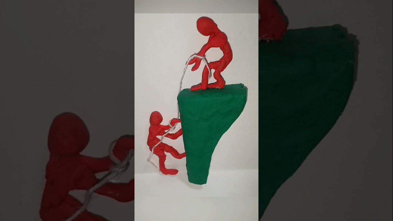 we all need a helping hand 🤝 #clayart #helpinghands #trendingshorts #viral