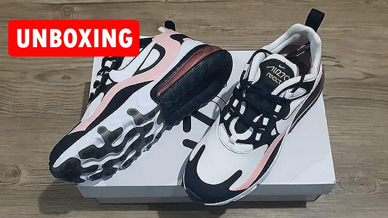 Nike Air Max 270 React Bleached Coral For Women Unboxing Closer Look Airmax270react Youtube