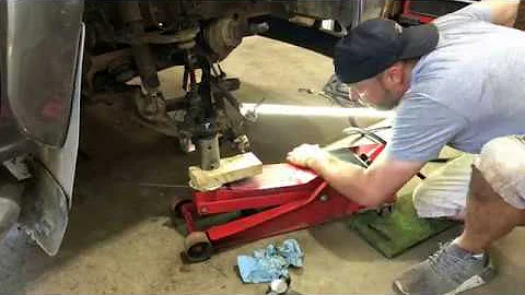 How to remove and install ball joints without a press using only a floor jack and hammer