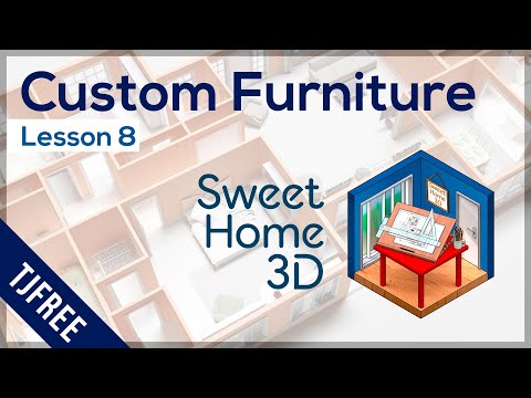 SH3D Lesson 8 - Import Furniture and Textures