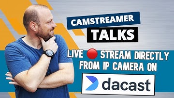Start Live Stream on Dacast directly from CamStreamer app & AXIS IP camera