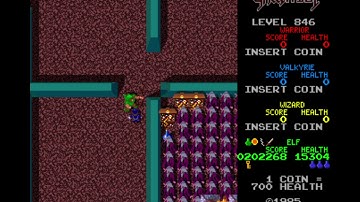 Playing Gauntlet and blocking the thief..