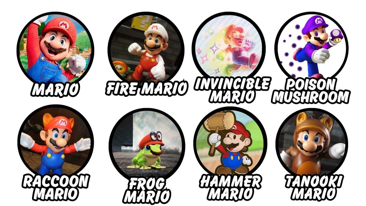 Every Super Mario Form and Powerup Explained in 20  minutes