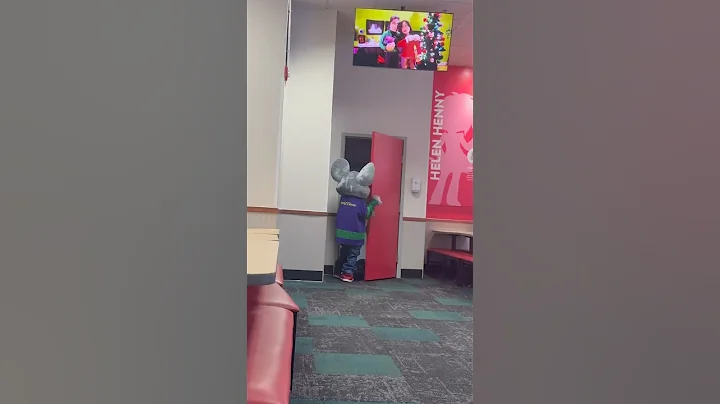Kid follows haunted Chuck E. Cheese and this happened #shorts