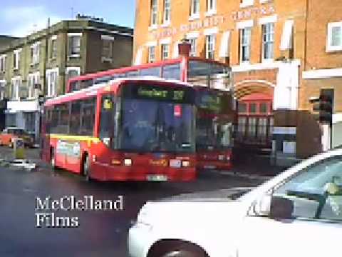 McClelland films-London after the snow. The buses in the snow 3rd February 2009