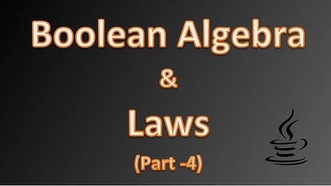 Chapter-2 Boolean Algebra for class 12th ISC (part -4)
