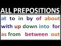 ALL PREPOSITIONS in ENGLISH GRAMMAR WITH EXAMPLES YOU NEED . ENGLISH GRAMMAR LESSONS FULL COURSE