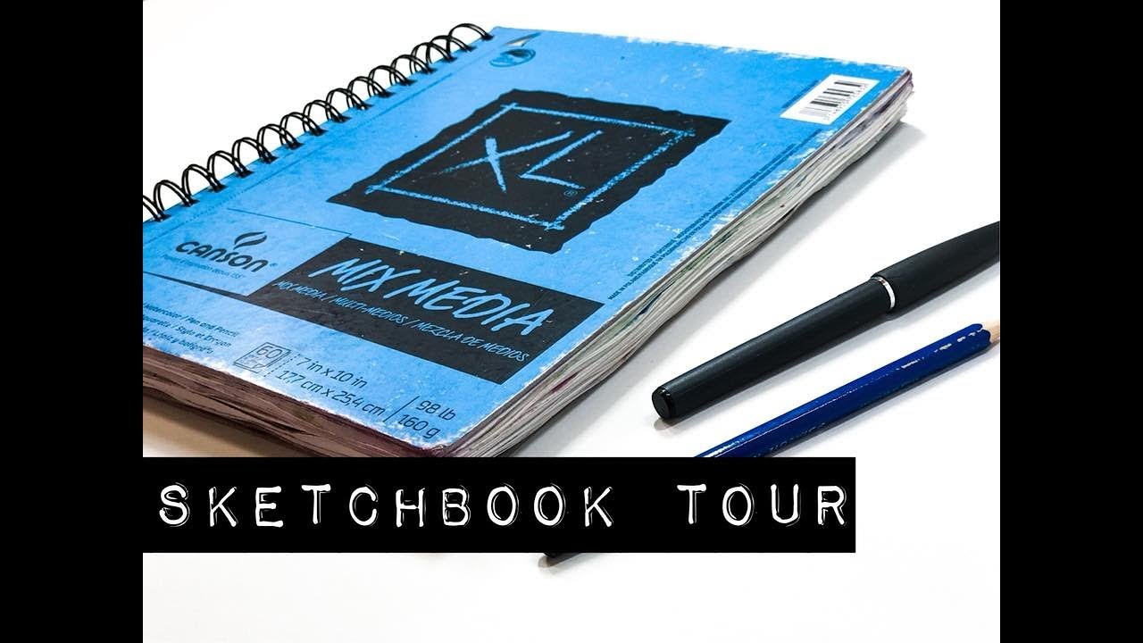 Sketchbook Tour May 2016- February 2018 - YouTube
