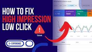 Why My Website Clicks Down & Impression High | Search Console Clicks & Impression | Expert Solution