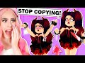 COPYING People's Outfits UNTIL THEY NOTICE... They Got REALLY MAD -Roblox Royale High