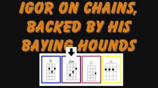 Video thumbnail of "Monster Mash  Chords Final"