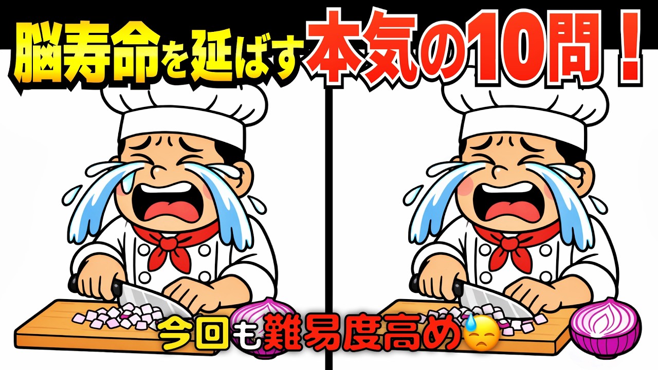 自分史上最高の脳へ‼️難しさを楽しむ✨ 間違い探しde脳トレ❣️