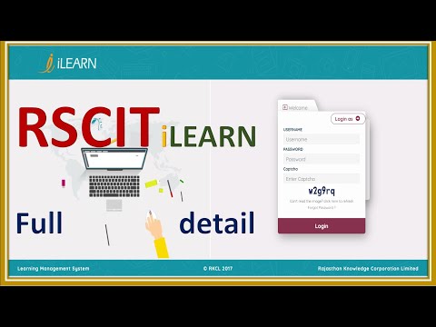How to use ilearn on pc, laptop #RSCIT #RKCL #ilearn