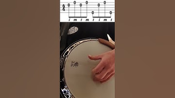 Thumbnail of Beginner banjo lesson (Foggy Mountain Breakdown roll)#banjo #music #beginners