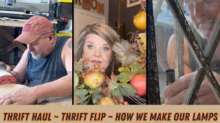 UNEXPECTED THRIFT HAUL + how I style it / Thrift flip & how we hardwire our lanterns #thrifthaul