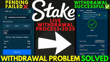 Stake withdrawal Successful but not Received in Bank | stake withdrawal problem india | inr money |