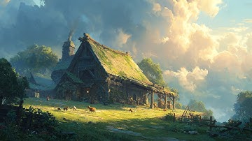 A Peaceful Life | 2-Hour Fantasy Relaxing Medieval Music, Celtic Music / Mix for Work, Study & Sleep