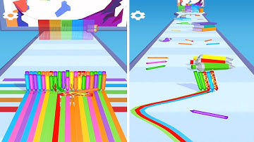 Pencil Rush 3D ✏️✏️✏️ New Update All Levels (Gameplay Walkthrough PART-2)