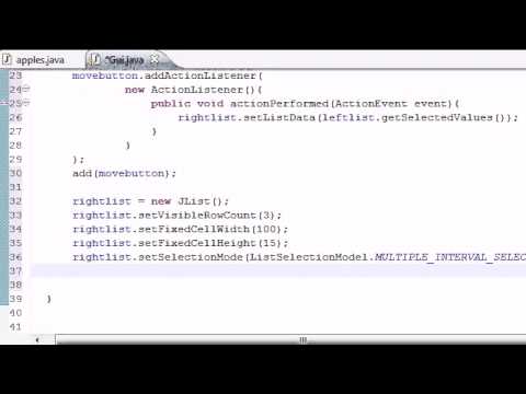 Moving List Items Program - Javatraining By Wikitrainings - Part - 73