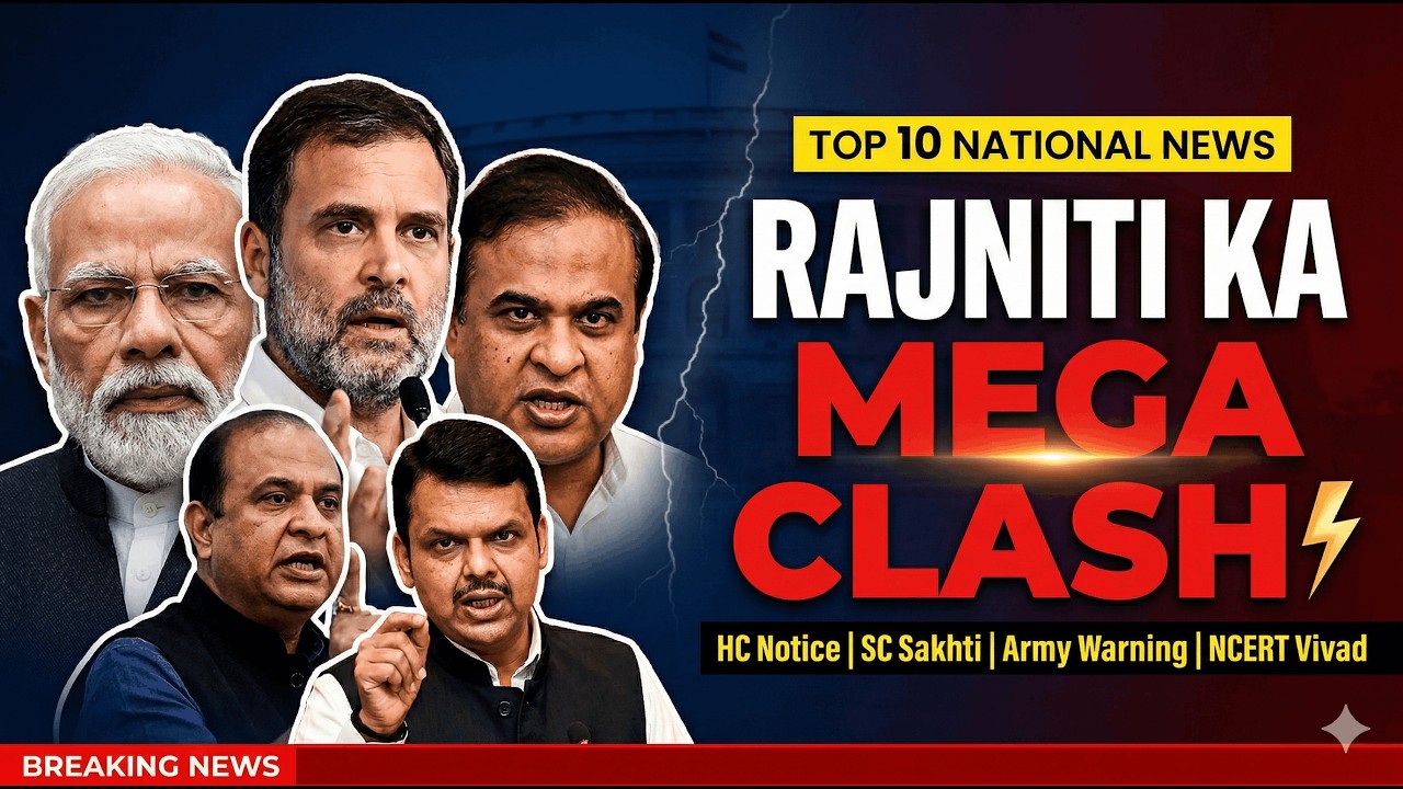 Top 10 Breaking News | Aaj Ki 10 Badi Khabrein | Breaking Headlines | Bihar-Jharkhand Big News