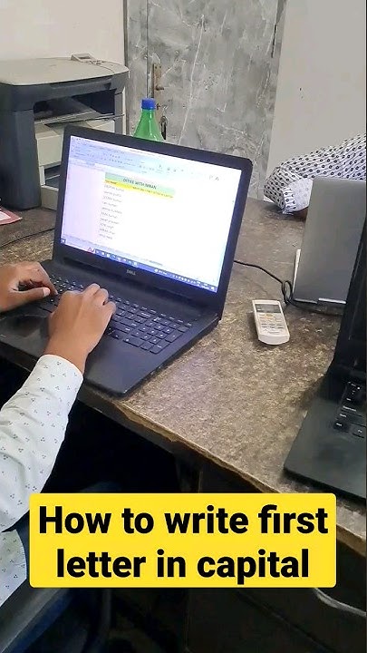 how-to-write-first-letter-in-capital-in-excel-youtubeshorts
