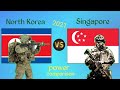 North Korea Vs Singapore military power||Singapore Vs North Korea military power comparison 2021