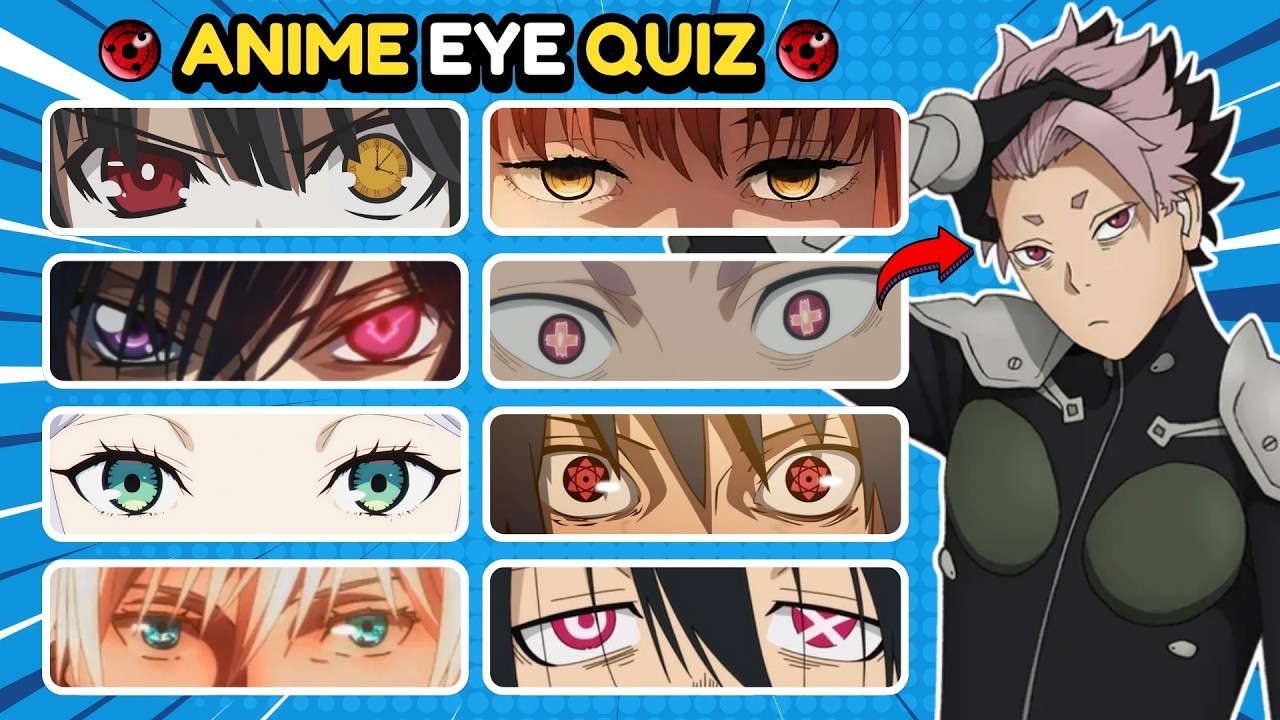 ANIME EYE QUIZ 👁️ | Guess The Anime Character Eyes 🕵️‍♂️ | 70 ...