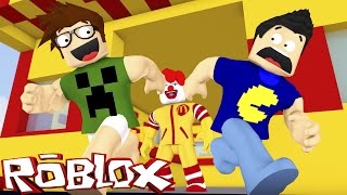 ESCAPANDO DO MCDONALDS!  Roblox