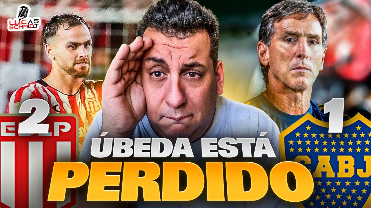 BOCA SAFÓ DE LA GOLEADA, UBEDA NECESITA UNA BRÚJULA | EDLP 2-1 BOCA | Reacción Lucas Schmidt