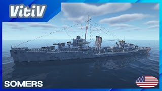 USS Somers (DD-381) - Somers-class Destroyer - Minecraft