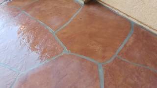 Stripping Flagstone with bad Behr sealer