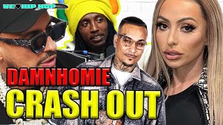 DamnHomie Crashed Out On Sharp, Bricc Baby, Compa Raider & No Jumper Team...