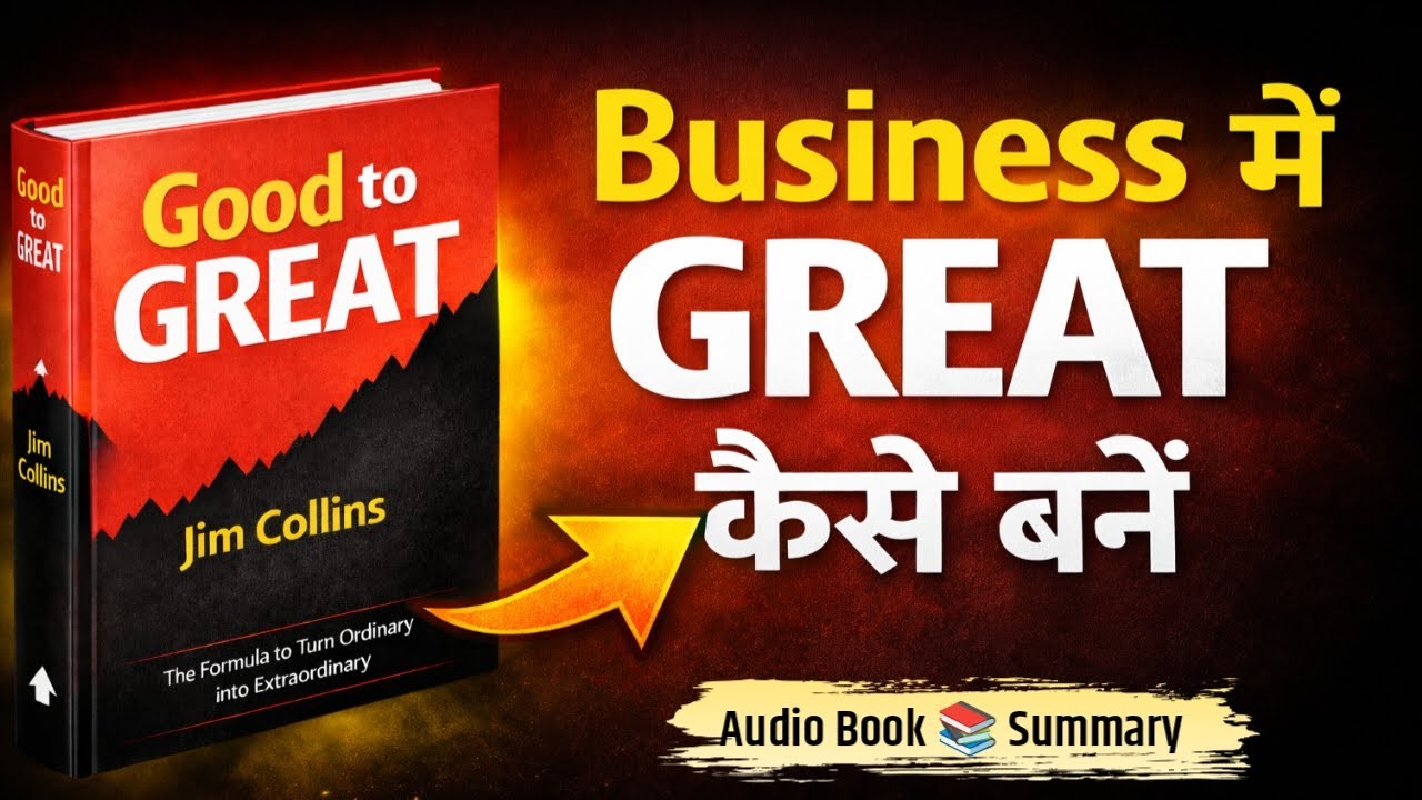 अच्छी कंपनी से महान कंपनी कैसे बनती है? | Good to Great Book Summary in Hindi | Success Book Club